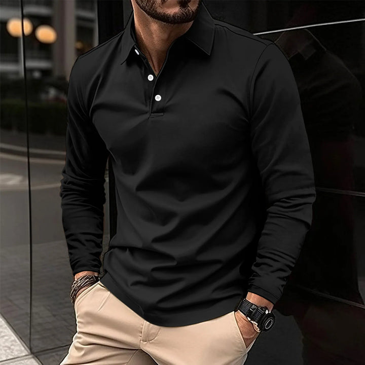 Oskar™ | Élégant Polo à Manches Longues