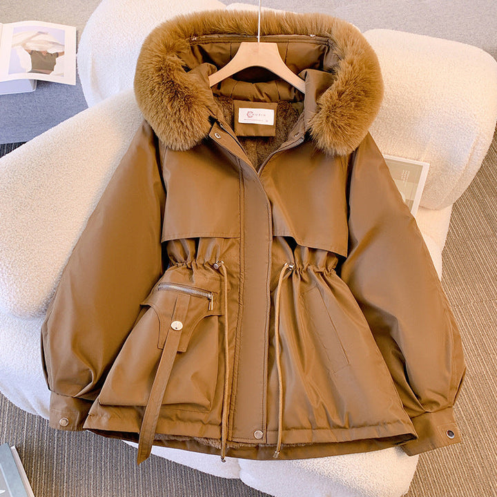 Maja™ | Manteau d'hiver chic avec fourrure