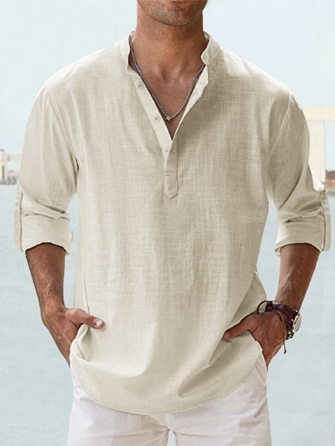 Chemise en lin légère et aérée