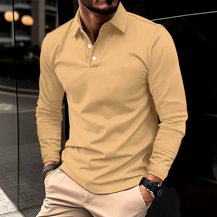 Oskar™ | Élégant Polo à Manches Longues