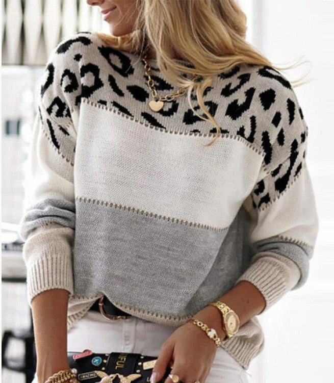 Maja™ | Pull Chic à Imprimé Léopard