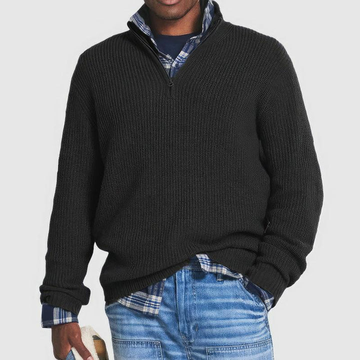 Sven™ | Pull en tricot pour homme avec zip