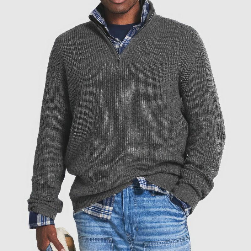 Sven™ | Pull en tricot pour homme avec zip
