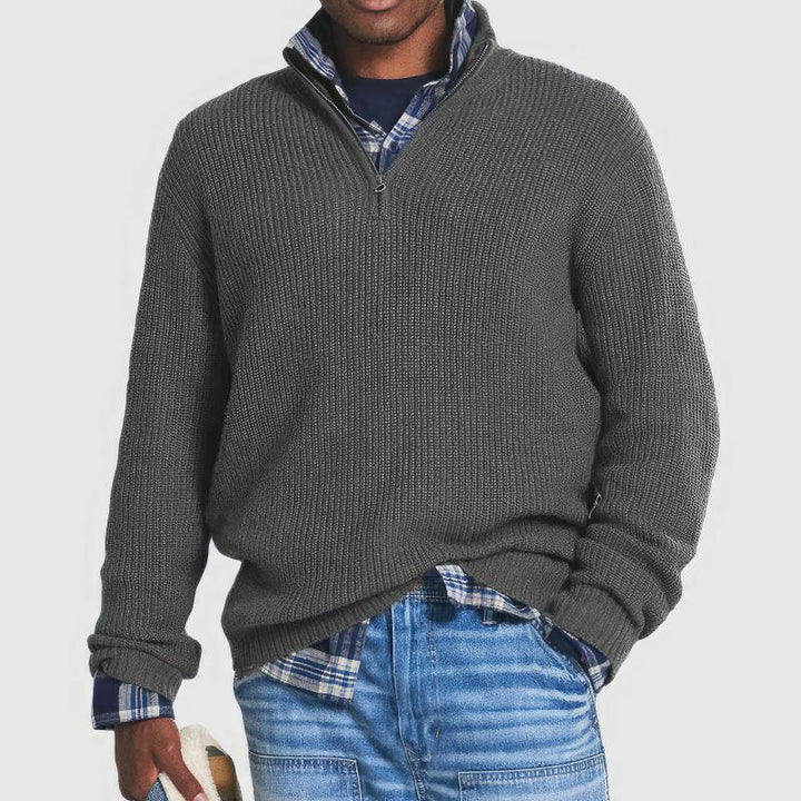 Sven™ | Pull en tricot pour homme avec zip