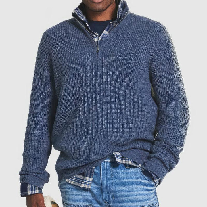 Sven™ | Pull en tricot pour homme avec zip