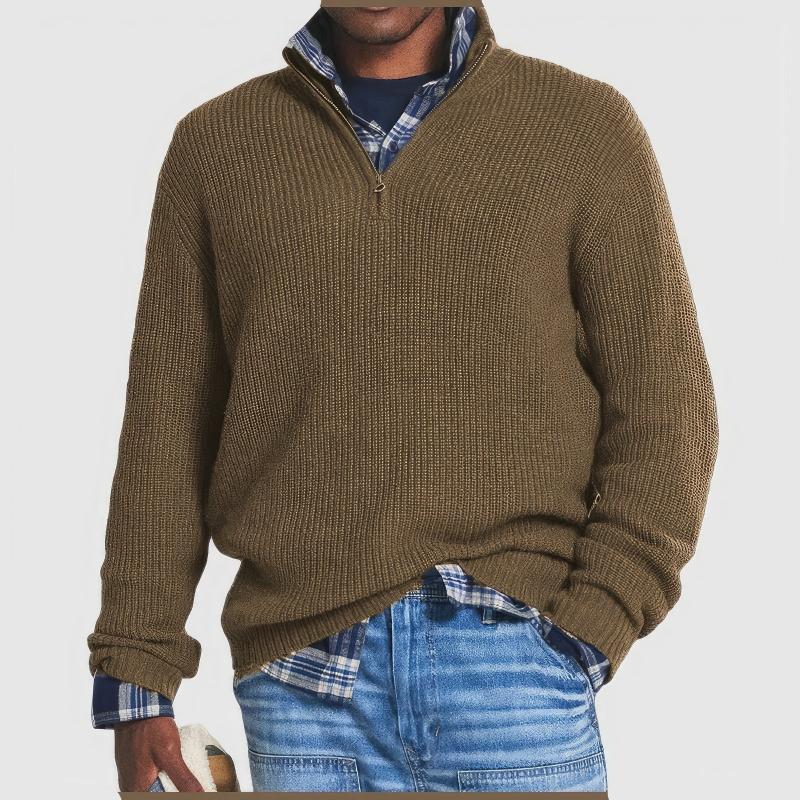 Sven™ | Pull en tricot pour homme avec zip