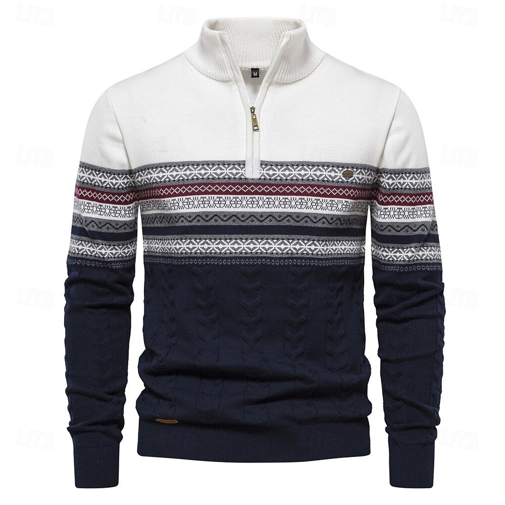 Casper™ | Pull Chic avec Demi-Fermeture Éclair