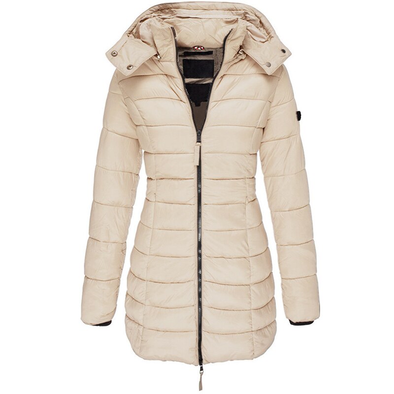Maja™ | Veste longue en duvet imperméable et coupe-vent pour femmes