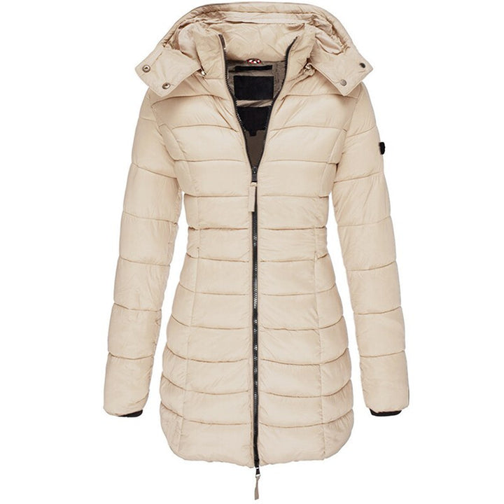 Maja™ | Veste longue en duvet imperméable et coupe-vent pour femmes