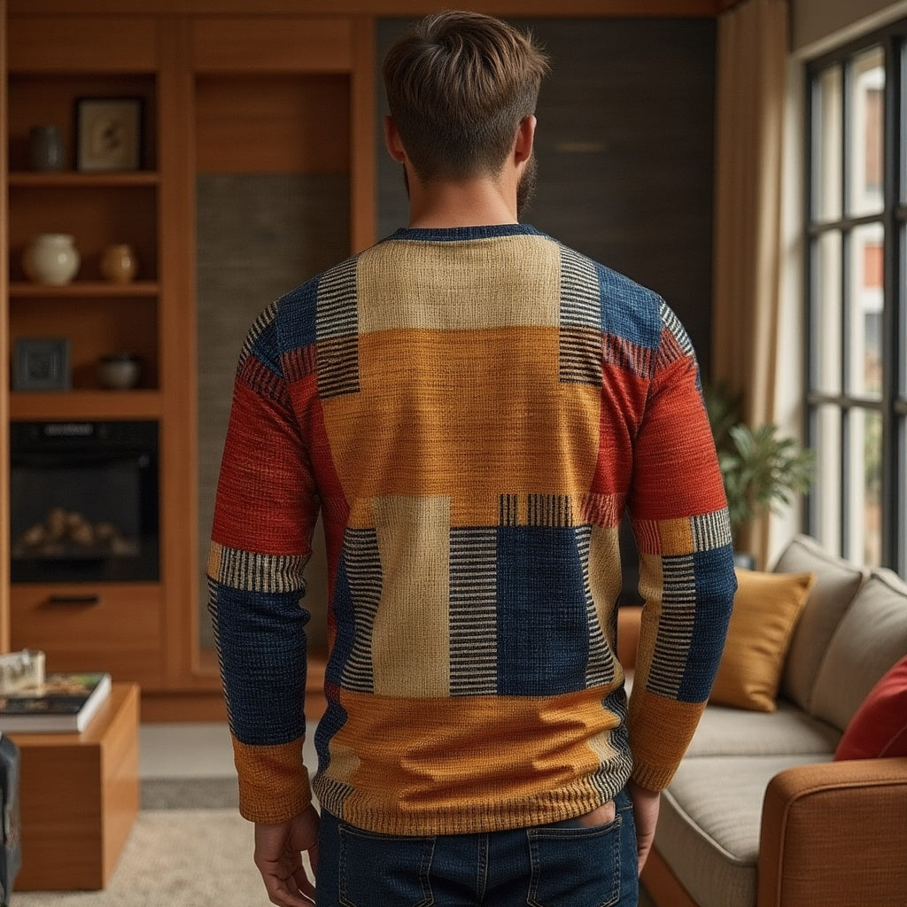 Mark™ | Élégant pull pour homme avec motif contemporain