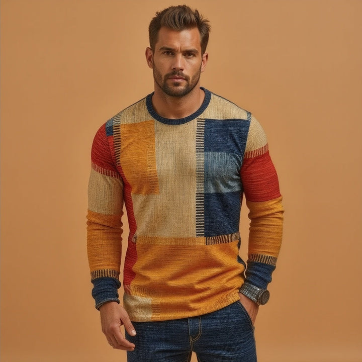 Mark™ | Élégant pull pour homme avec motif contemporain