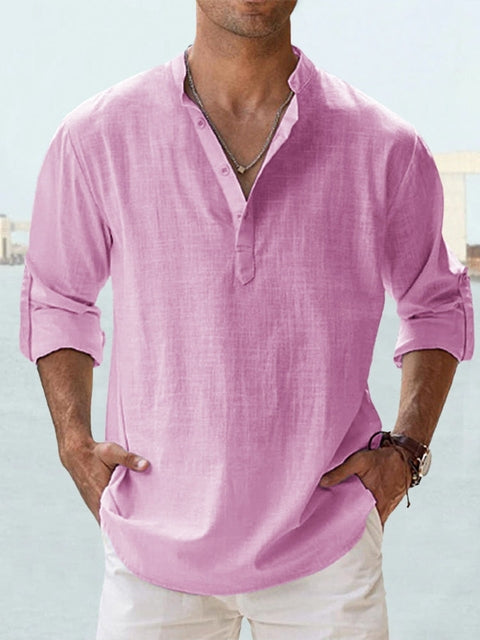 Chemise en lin légère et aérée