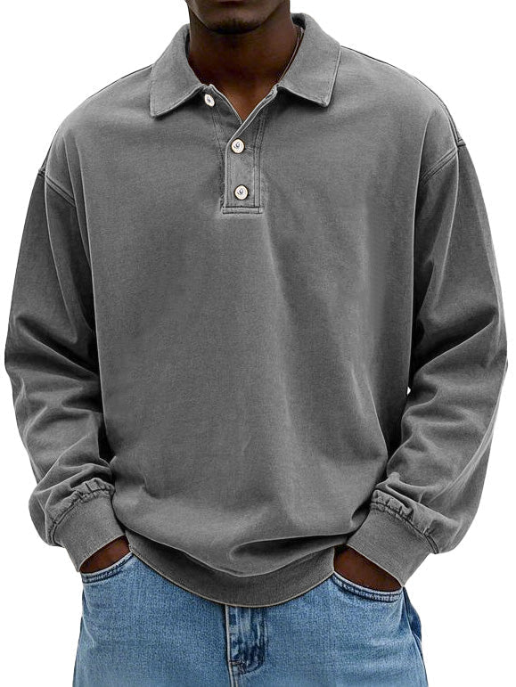 Chemise rétro à manches longues