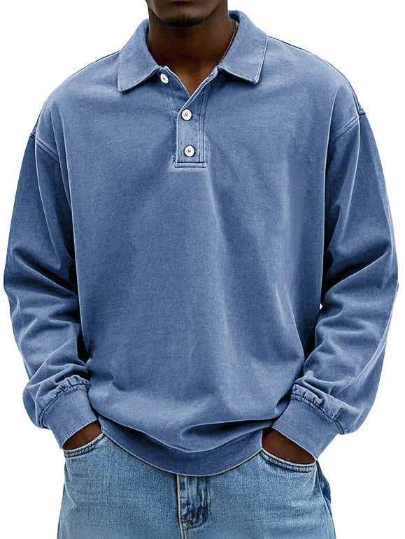 Chemise rétro à manches longues