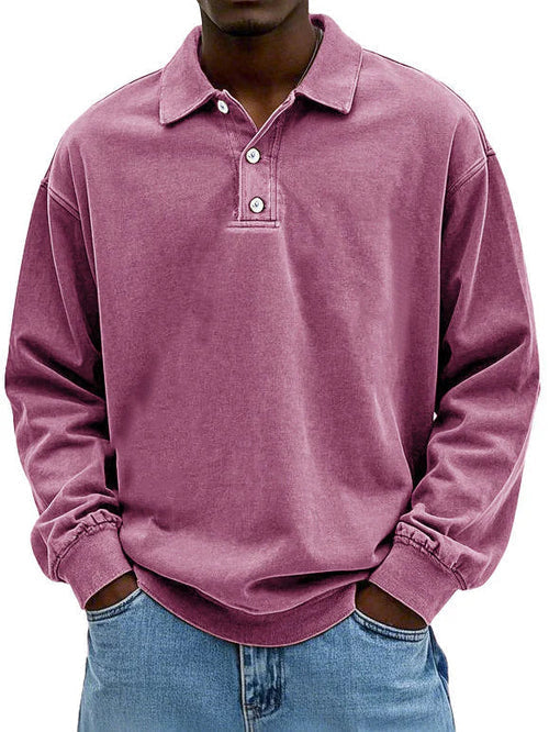 Chemise rétro à manches longues