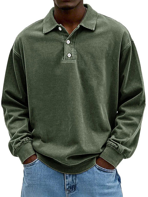 Chemise rétro à manches longues