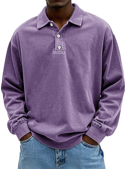 Chemise rétro à manches longues