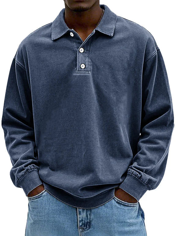 Chemise rétro à manches longues