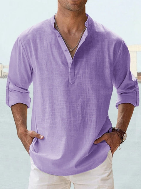 Chemise en lin légère et aérée