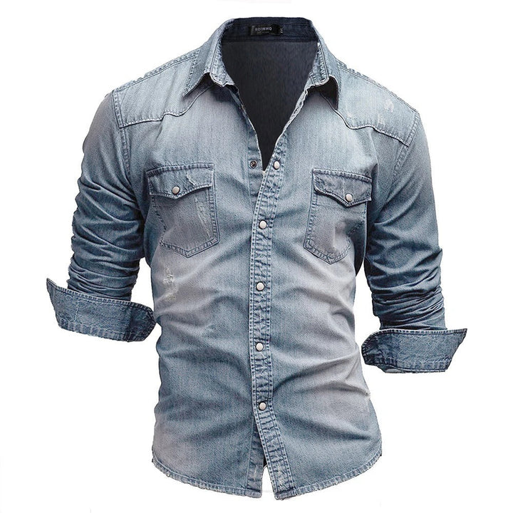 Oscar™ | Chemise en Denim Vintage pour Hommes