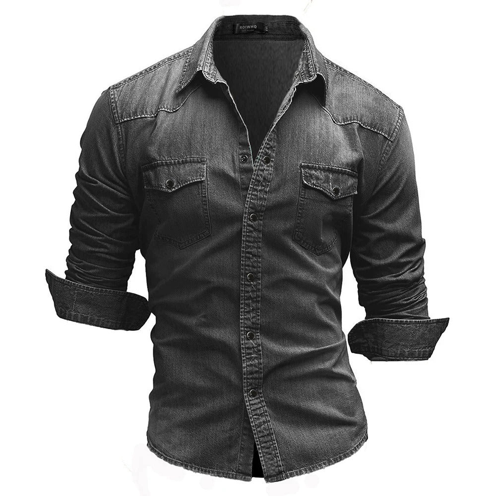 Oscar™ | Chemise en Denim Vintage pour Hommes